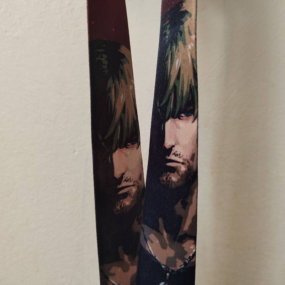 Street Fighter Ken Masters Cloth Lanyard With Clasp Official Capcom Collectible